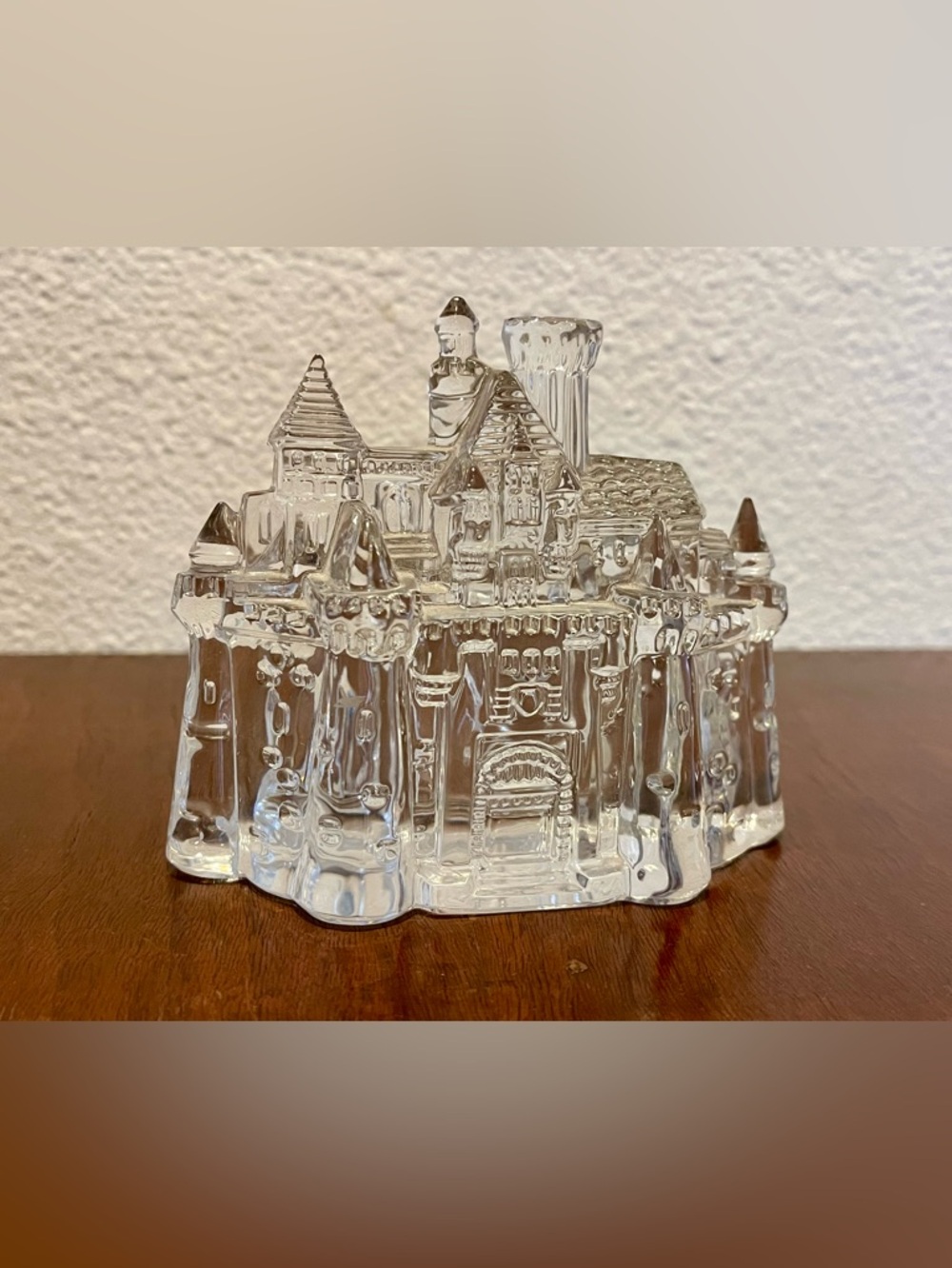 Disney Parks Crystal Collection Figurine Princess Cinderella Castle Don Winton